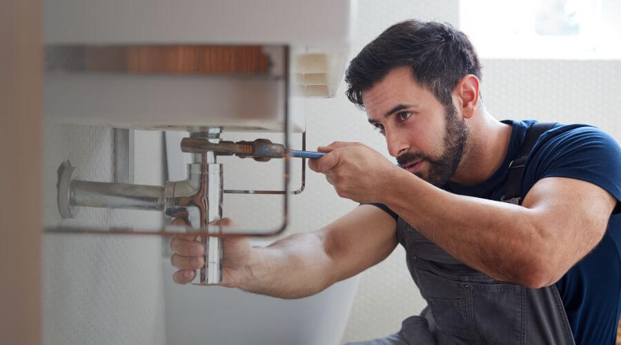 Tankless water heater installation in Highland, MD